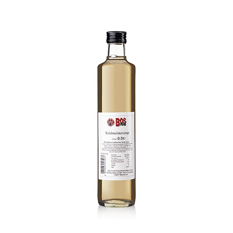 Waldmeistersirup extra, 500 ml, ohne Farbstoff, mit natürlichem Waldmeister Extrakt für Getränke und süße Gerichte
