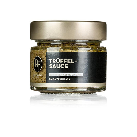 Trüffelsauce (SALSA Tartufata) mit Sommertrüffel und Champignons, ideal für die italienische Küche und perfekt zu gegrilltem Fleisch
