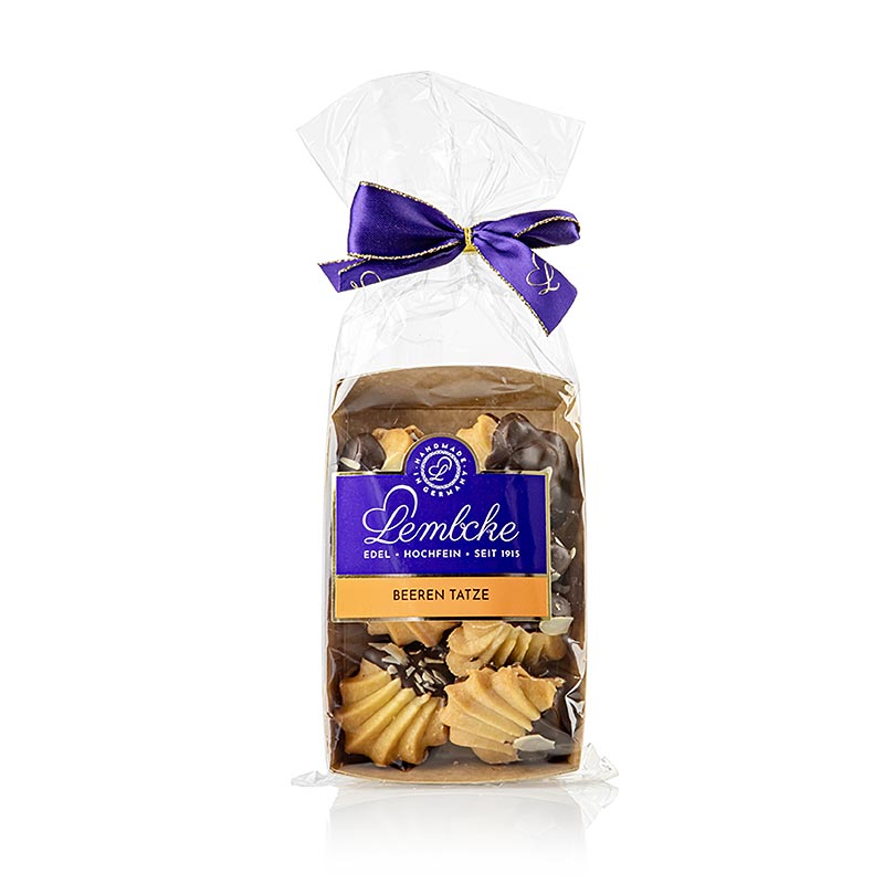 Biscotti da tè "Zampe di orso" ai frutti di bosco, Lembcke, 100 g