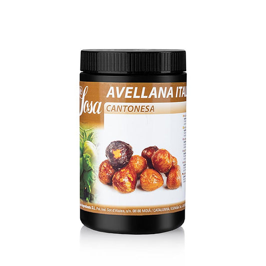 Bild von Sosa Karamellisierten Haselnüssen, kantonesisch (37853), 600 g - außergewöhnliche Produkte mit perfektem Aroma und hervorragender Farbgebung, hergestellt von Sosa Ingredients SL, einem führenden Hersteller von Premium-Zutaten für Gastronomie und Konditorei in Spanien
