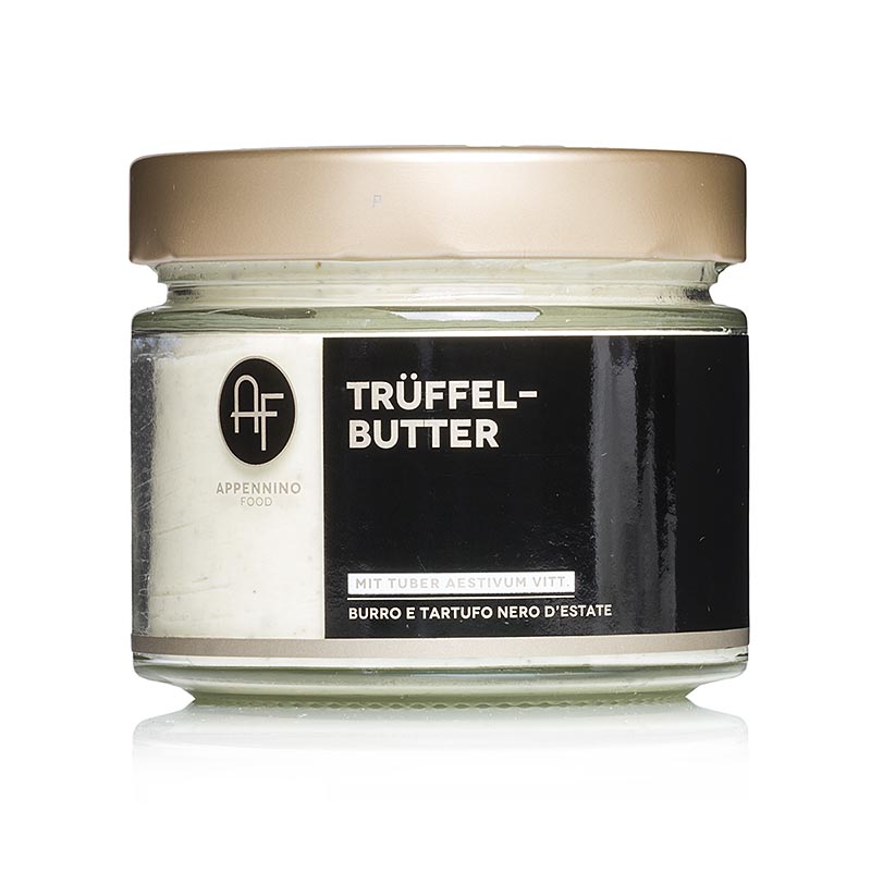 Trüffelbutter-Zubereitung mit Sommertrüffel, ideal zur Verfeinerung von Nudelsaucen geeignet
