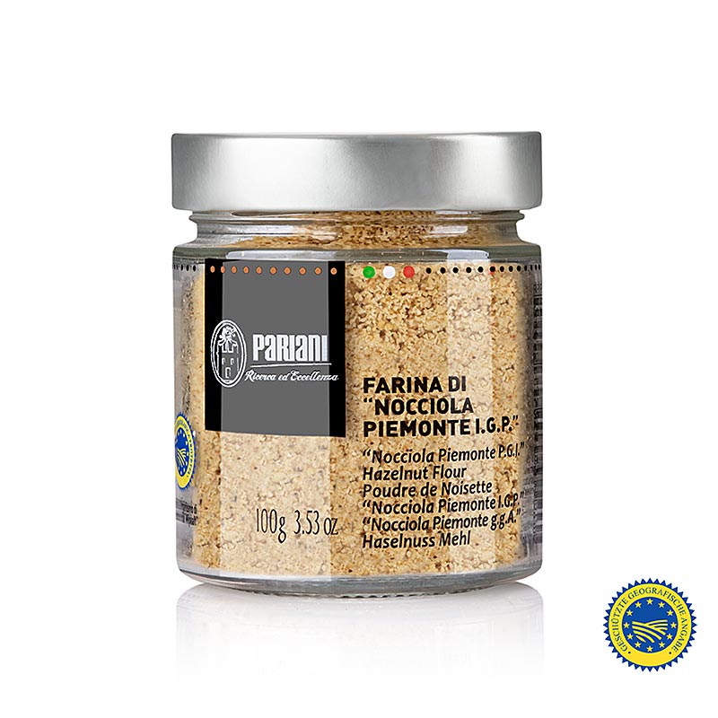 Semoule de noisettes (farine de noisettes), 100% noisettes du Piémont IGP, Pariani, 100 g