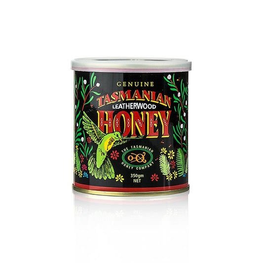 Honig aus den Blüten des Leatherwood Baumes, cremig und exotisch blumig Hergestellt von der Tasmanian Honey Company in Tasmanien
