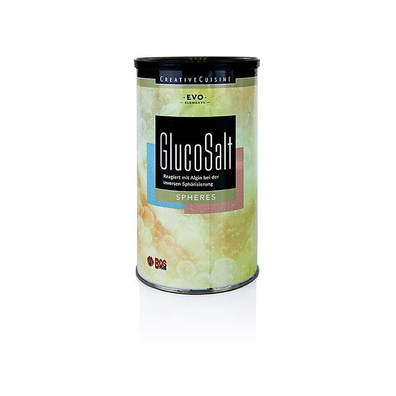 Kugelförmiges Creative Cuisine GlucoSalt Salz in 600 g-Packung für kulinarische Anwendungen