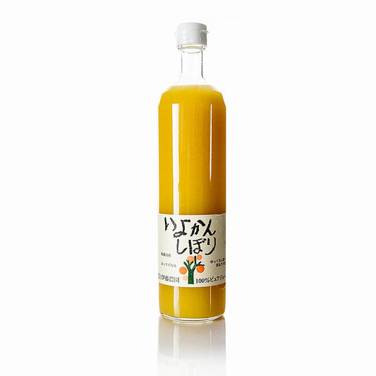 Iyokan Saft, Mandarinen Saft, aus Japan, 750 ml - erfrischender Fruchtsaft in einer großen Flasche