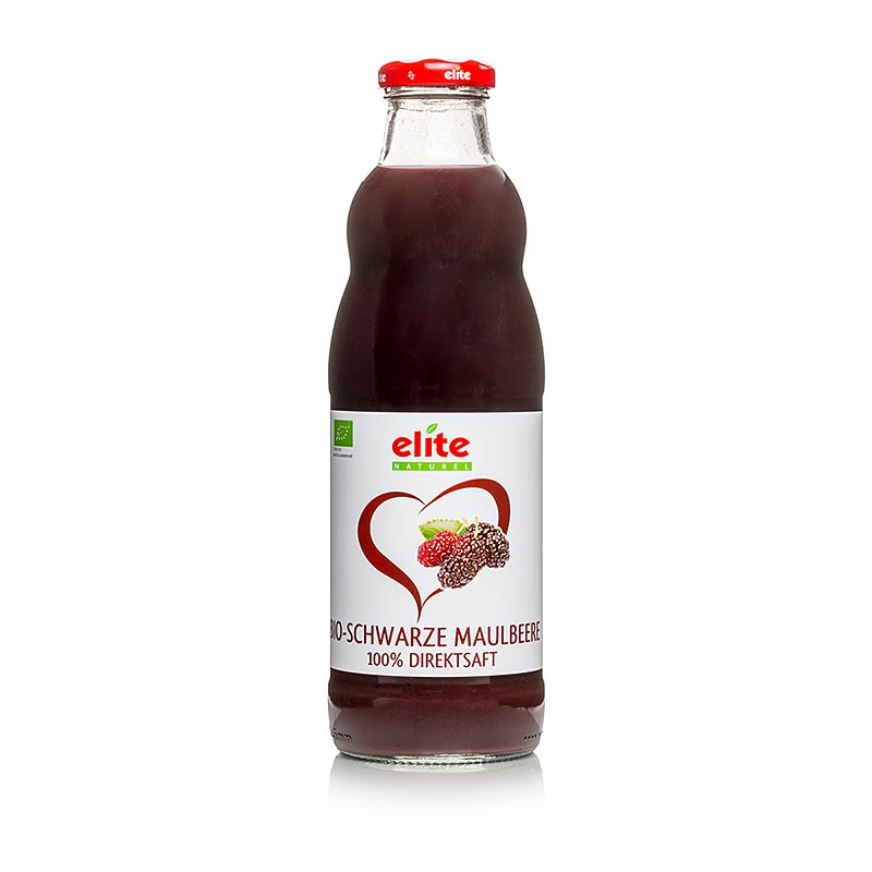 Schwarzer Maulbeeren Direktsaft, Elite Naturell, Granar, BIO, 700 ml - Naturbelassener Direktsaft ohne Zuckerzusatz und Konservierungsstoffe, reich an Antioxidantien und Vitaminen, ideal für Smoothies und Cocktails, erhältlich in der Schweiz