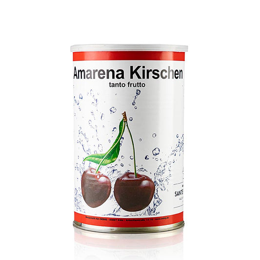 Große 5 kg Packung mit Amarena-Kirschen, ideal zur Dekoration von Cocktails und zur Geschmacksabrundung mit ihrem typischen Mandelaroma