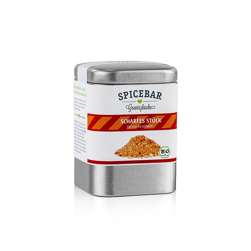 Gewürzmischung Scharfes Stück BIO, 70 g, perfekt für BBQ-Gerichte Enthält Habanero-Chili, geröstete Zwiebeln, Kreuzkümmel und Paprika