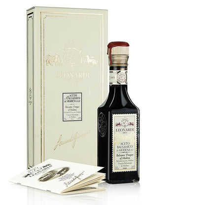 Leonardi - Aceto Balsamico di Modena IGP/g.g.A., Francobollo, 15 Jahre, 250 ml