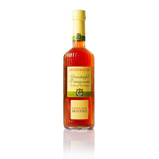 Frucht-Essig Granatapfel, 5% Säure, 250 ml: Vollreife italienische Granatäpfel werden zu hochwertigem Fruchtessig fermentiert und gereift