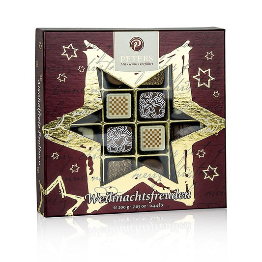 Weihnachts Pralinen - "Weihnachtsfreuden", ohne Alkohol, Peters, 200 g