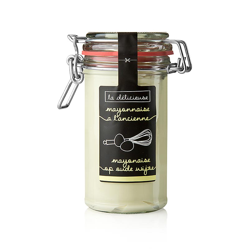 Mayonnaise mit Ei von La Delicieuse, 250 ml, schmeckt wie selbstgemacht und eignet sich perfekt für Eiersalat und belgische Pommes