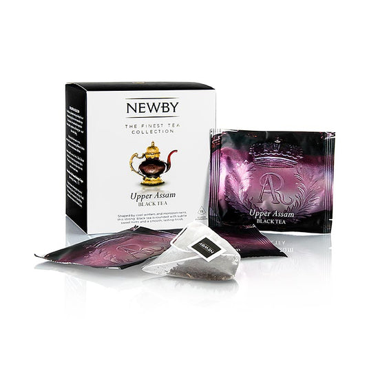 Newby Tea Upper Assam, Tè nero indiano, 37,5 g, 15 bustine