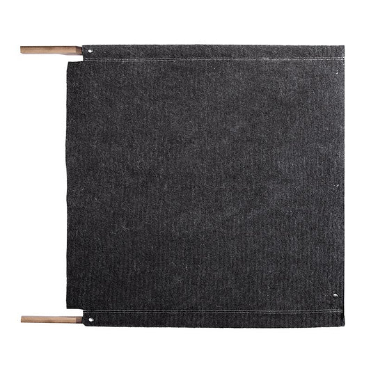 Il tappetino nero per auto, classico, 91x86 cm, con maniglie e borsa, 1 pz.