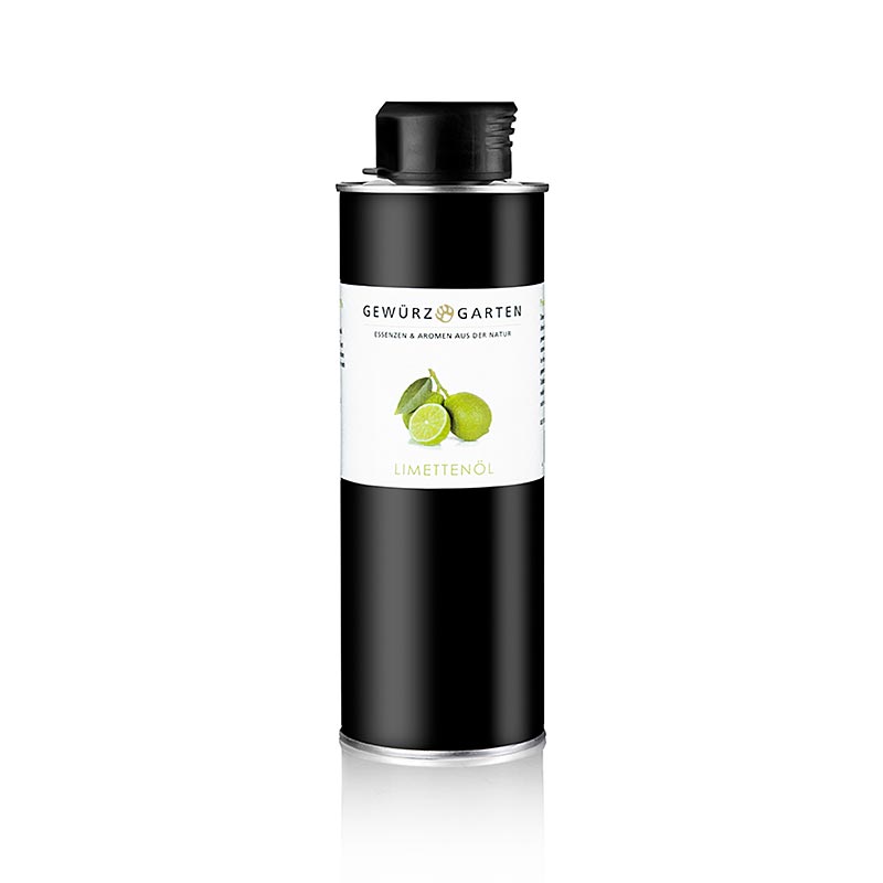 Limettenöl in nativem Olivenöl extra, 250 ml - hergestellt aus kaltgepresstem Olivenöl und ätherischem Limettenöl