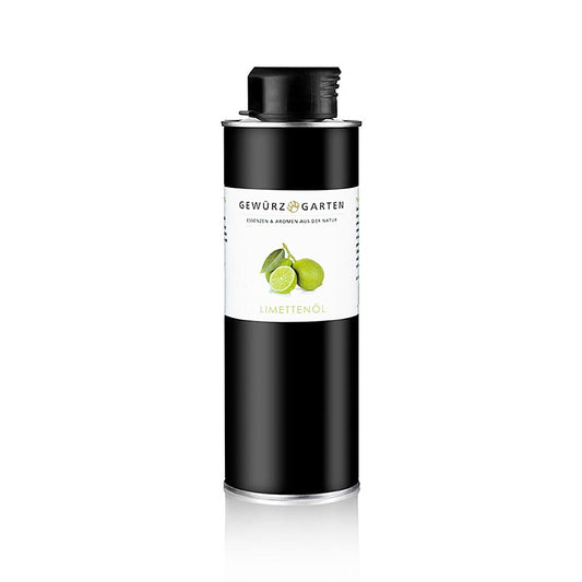 Limettenöl in nativem Olivenöl extra, 250 ml - hergestellt aus kaltgepresstem Olivenöl und ätherischem Limettenöl
