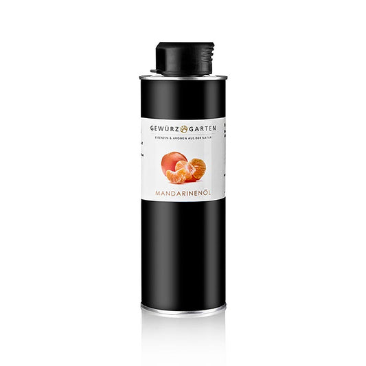 Gewürzgarten Mandarinenöl in Rapsöl, 250 ml - kaltgepresstes ätherisches Mandarinenöl in Rapsöl