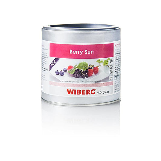 Wiberg Berry Sun, Zubereitung mit natürlichem Aroma, 300 g - Erfrischender Waldbeergeschmack für kalte Süßspeisen und Dekoration