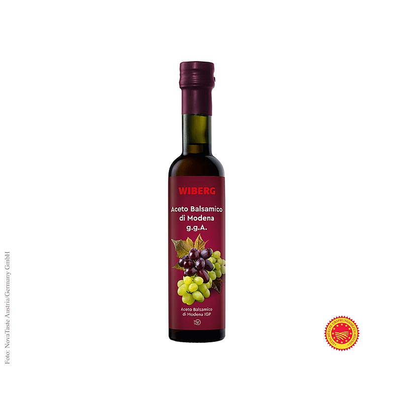 Wiberg Vinaigre balsamique Modène IGP, 6 ans, 6 % d'acidité, 250 ml