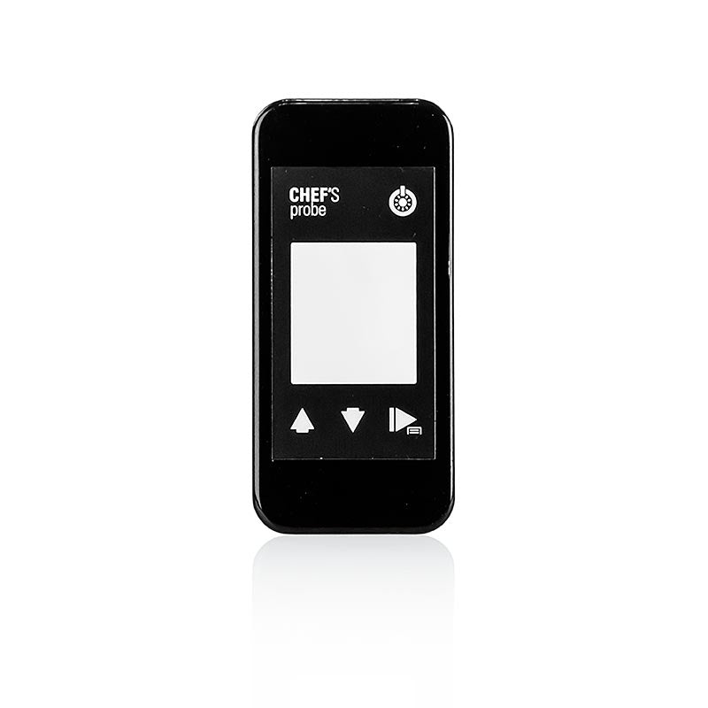 Chef's Probe Front Black, façade de remplacement noire pour le thermomètre, 1 pc