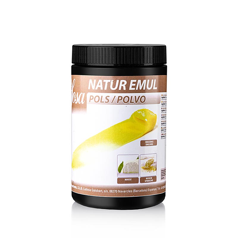 Veganes Emulsionspulver Sosa Natur Emul, 500 g, aus Zitronenfaser für stabile Emulsionen und verbessertes Einfrieren