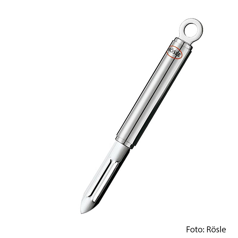 Rösle Sparschäler, 19cm, 1 St - Edelstahl Gemüseschäler mit geschliffenen Klingen und Aufhänger