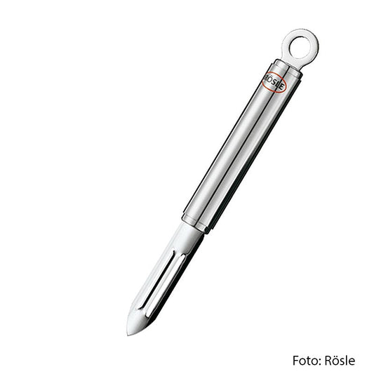 Rösle Sparschäler, 19cm, 1 St - Edelstahl Gemüseschäler mit geschliffenen Klingen und Aufhänger