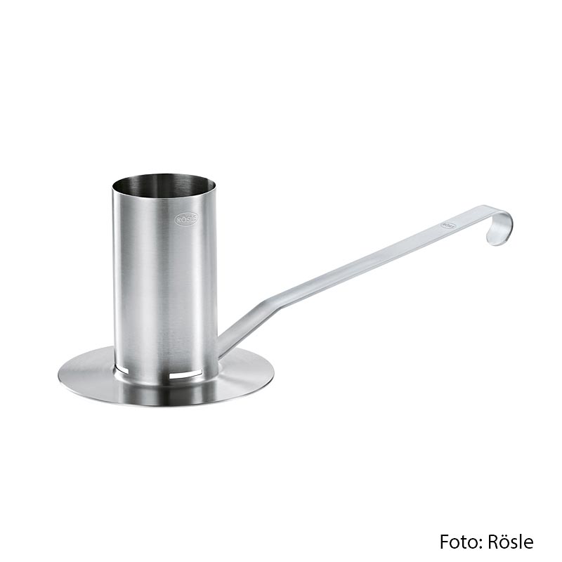 Hähnchenhalter aus rostfreiem Edelstahl für Grill und Ofen, ideal für Marinaden und Flüssigkeiten, abnehmbarer Griff, geeignet für Backofen und geschlossene Grillgeräte, Länge: 30 cm, Breite: 12,5 cm, Höhe: 11 cm, Gewicht: 0,306 kg, spülmaschinenfest