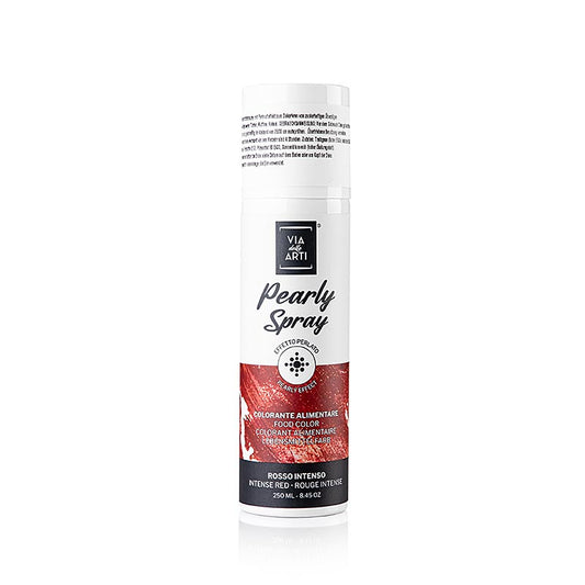 Rotes Kakaobutter-Spray mit samtigem Effekt für gefrorene Desserts und mehr
