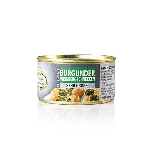 Escargots de Bourgogne, très gros, 1 douzaine, Francaise de Gastronomie, 130 g