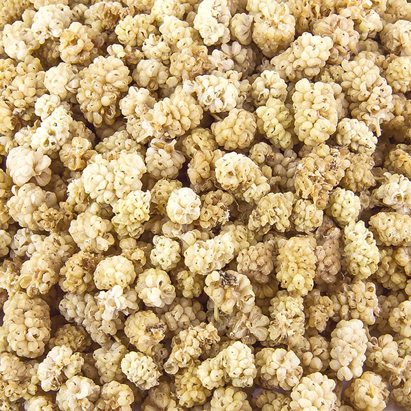 BIO Sonnengetrocknete Maulbeeren, ideal als süß-säuerlicher Snack oder zum Backen