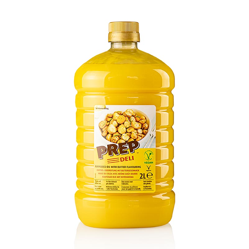 Prep Deli, olio vegetale al burro, 2 l