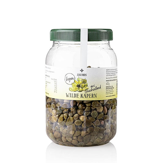 Câpres sauvages, au sel marin, Anemos, 600 g