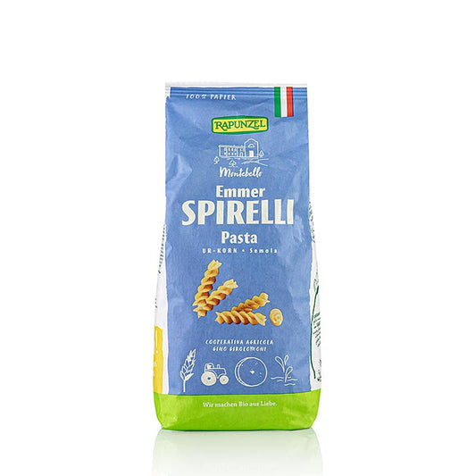 Rapunzel, Emmer Nudeln - Spirelli, Semola, BIO, 500 g