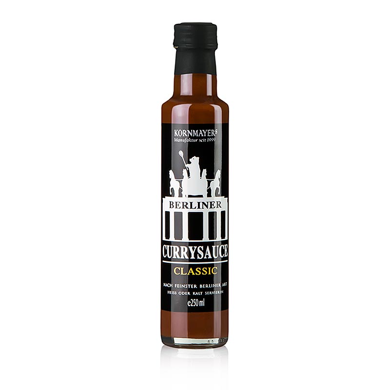 Kornmayer - Berliner Currysauce, Classic, 250 ml - Authentischer Geschmack der Berliner Küche, ideal für Currywurst und als Dip für Snacks, in der Schweiz erhältlich