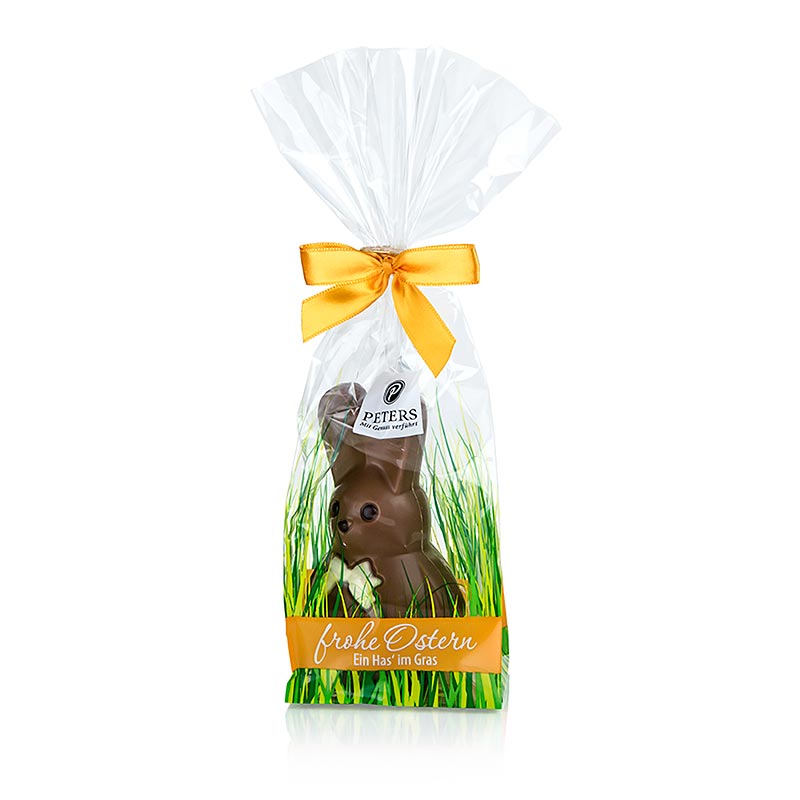 Lapin de Pâques, grand format, chocolat au lait avec décorations, Peters, 90 g