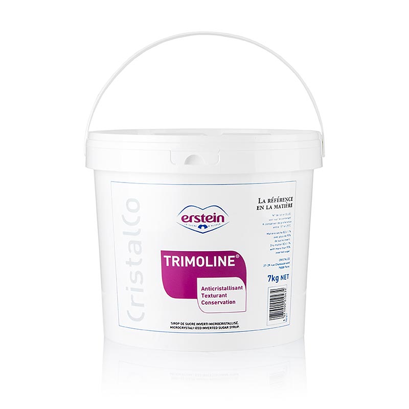 Trimoline, Invert Zucker für Eis und Ganache, 7 kg - Sirup aus Saccharose, der durch Einwirkung des Ferments Invertase oder durch Säure zu einem Gemisch aus gleichen Teilen Traubenzucker und Fruchtzucker wird, für besonders cremiges Eis geeignet