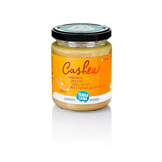 Geröstetes Cashewmus von Terra Sana, 100% Bio-Zutaten, ohne Zusatzstoffe oder Zucker, vegan und glutenfrei, 250 g umweltfreundliche Verpackung