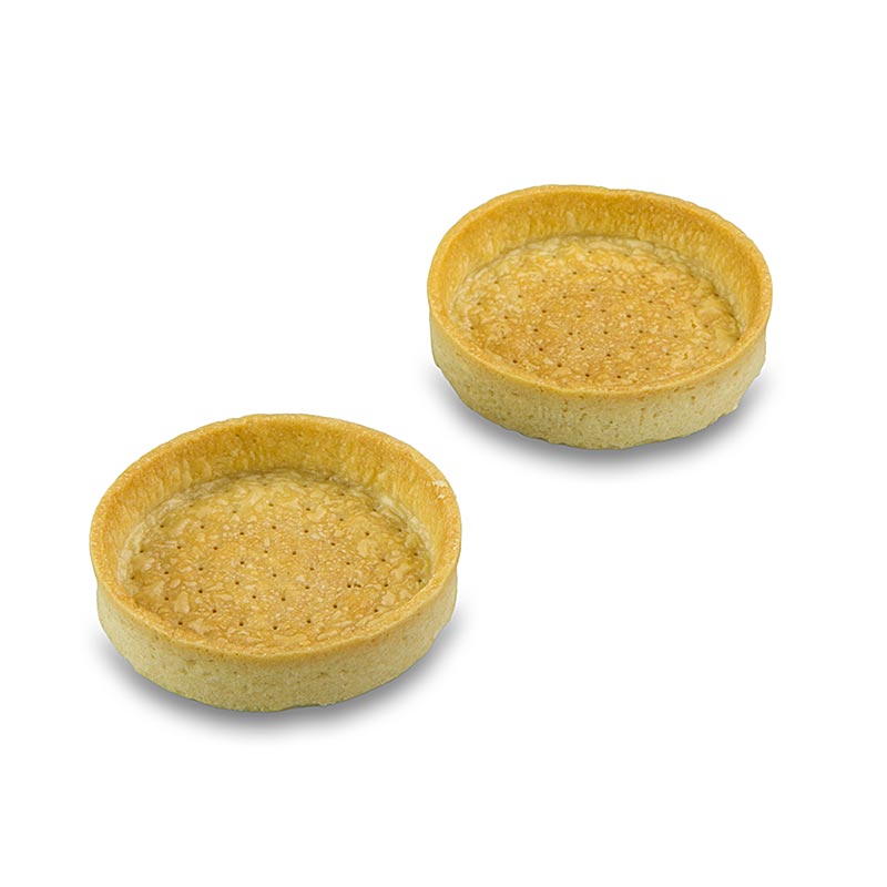 Snack-Tartelettes - Filigrano, rund, ø 8,3cm, H 20mm, HUG, 1,65 kg, 55 St - Dekorative Schweizer Premium-Tartelettes aus dünnem Teig, zu 100% mit Schweizer Butter, palmfettfrei, ideal für Buffets und Dessertteller
