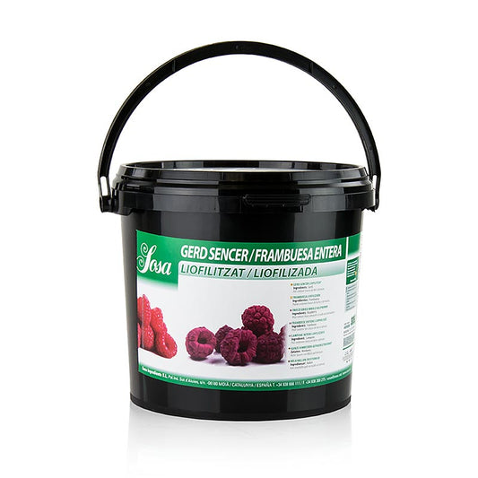 Gefriergetrocknete Himbeeren von Sosa Ingredients SL, Premium-Zutaten für Gastronomie und Konditorei in Spanien, hergestellt seit 1967