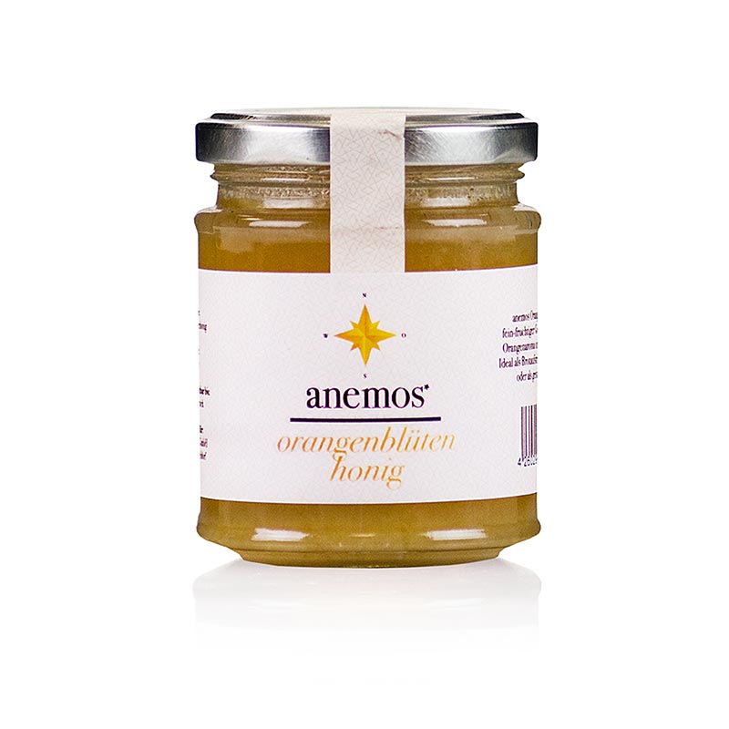 Orangenblütenhonig, ANEMOS, 270 g - Naturprodukt aus sonnenreichen Orangenhainen in Griechenland