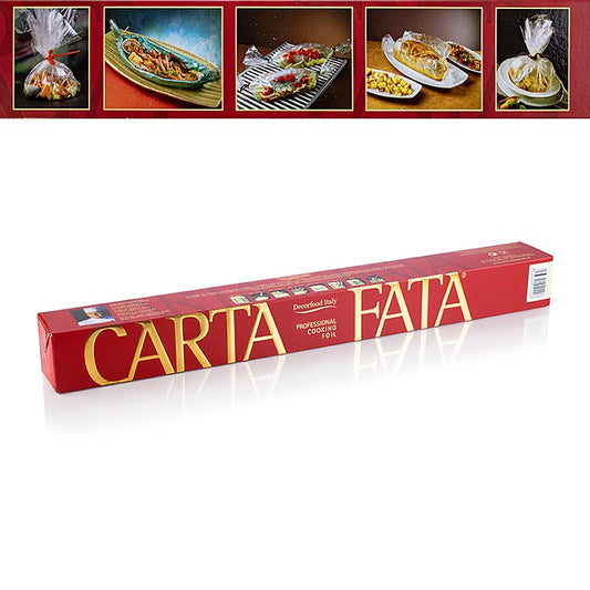 CARTA FATA® - Carta da forno e per friggere, resistente al calore fino a 220, 50x 25, 1 fogli