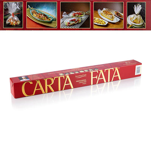 CARTA FATA® - Carta da forno e per arrostire, resistente al calore fino a 220 °C, 50 cm x 50 m, 1 confezione