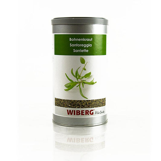 Wiberg Bohnenkraut getrocknet, 200 g - Pfeffrig, würzig-aromatisch und ideal zu Saucen, Suppen, Fleisch, Wild, Fisch, Hülsenfrüchten, Gemüse und Beilagen Traditionsreiches Familienunternehmen mit mehr Geschmack, Sorgfalt und Genuss