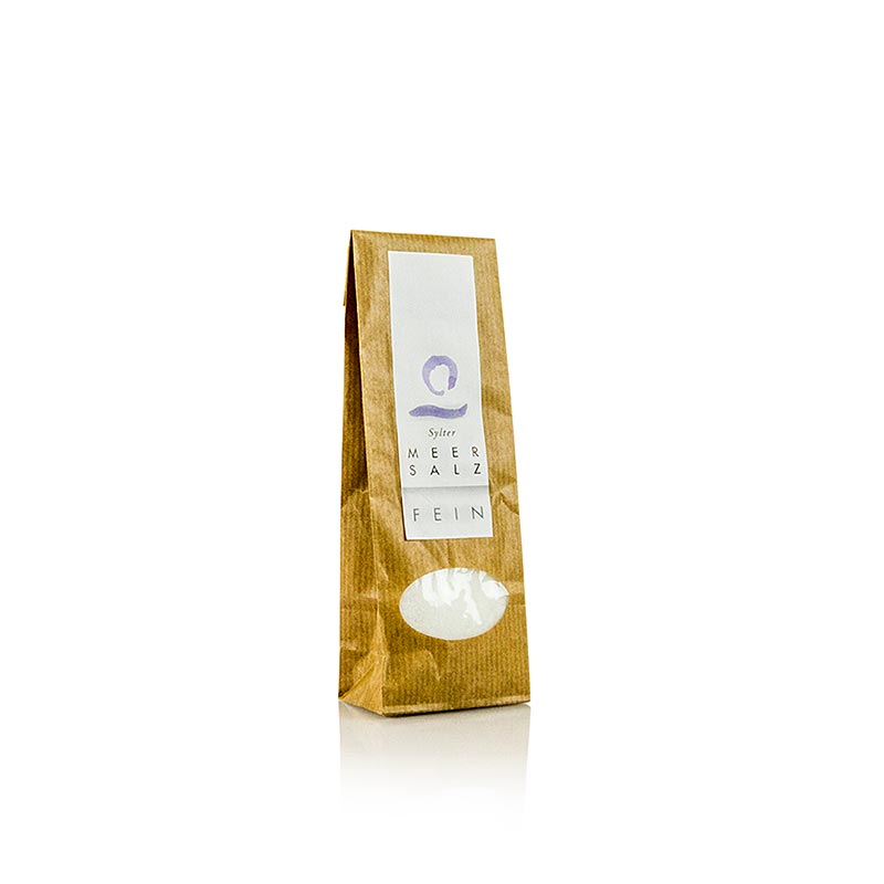 Feines Sylter Meersalz, 125 g, handgeschöpft und naturbelassen, perfekt zum Verfeinern von Speisen und als hochwertige Mineralstoffquelle