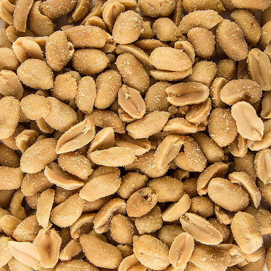 Erdnüsse, gesalzen und geröstet, 200 g - Leckere, knusprige Snack-Erdnüsse voller Geschmack, perfekt für Gebäck und Pralinen Ideal als Barsnack oder zum Naschen am Abend Probieren Sie es aus!