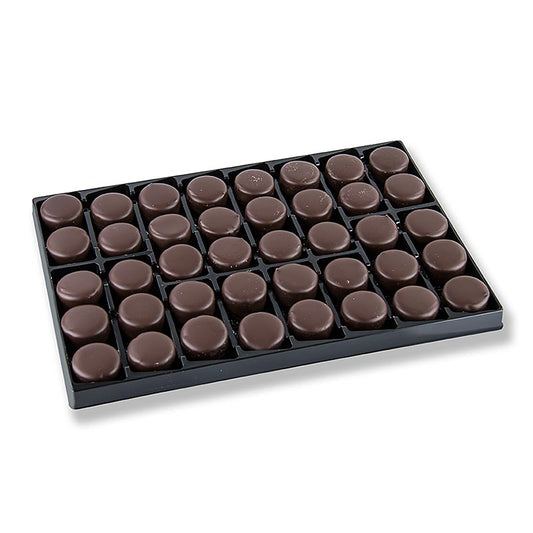 Flüssige Füllung für warme/ kalte Desserts, 720 g, 40 St, dunkle Schokoladenüberzug, Guanaja, Bitter Ganache-Füllung