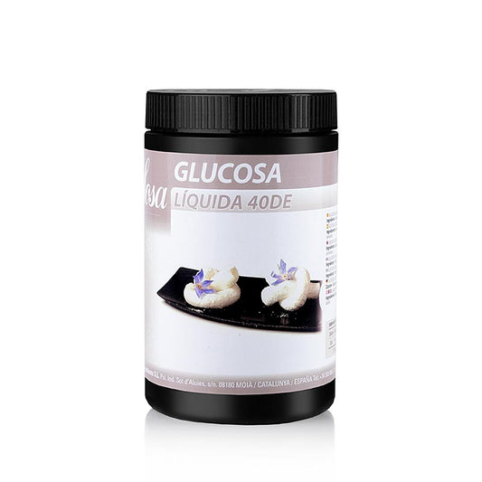 Glukosesirup, 40D, flüssig, 1,5 kg - Wichtiger Rohstoff für Süßwaren- und Marmeladenindustrie, Feinbäckerei, Confiserie und Speiseeisherstellung Hat etwa die Hälfte der Süßkraft von Zucker