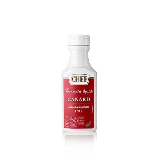 Flüssiges Entenfond-Konzentrat von CHEF Premium, für ca 6 Liter, 200 ml - ideal zum Abschmecken, Verfeinern von Gerichten, Marinaden und Dressings, in verschiedenen Varianten erhältlich