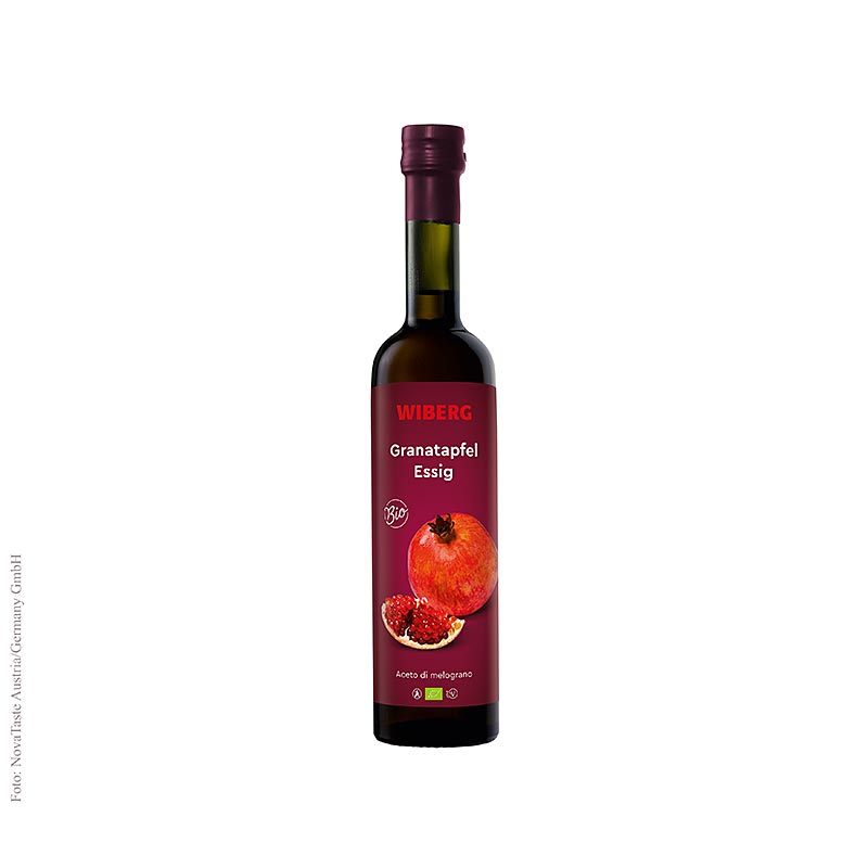 Wiberg Granatapfel Essig, naturtrüb, 5% Säure, BIO, 500 ml